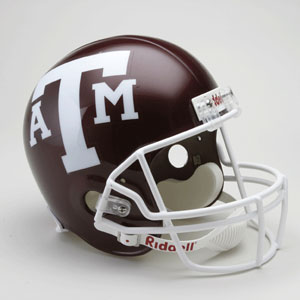 Texas A&M Full Size Replica Riddell Helmet